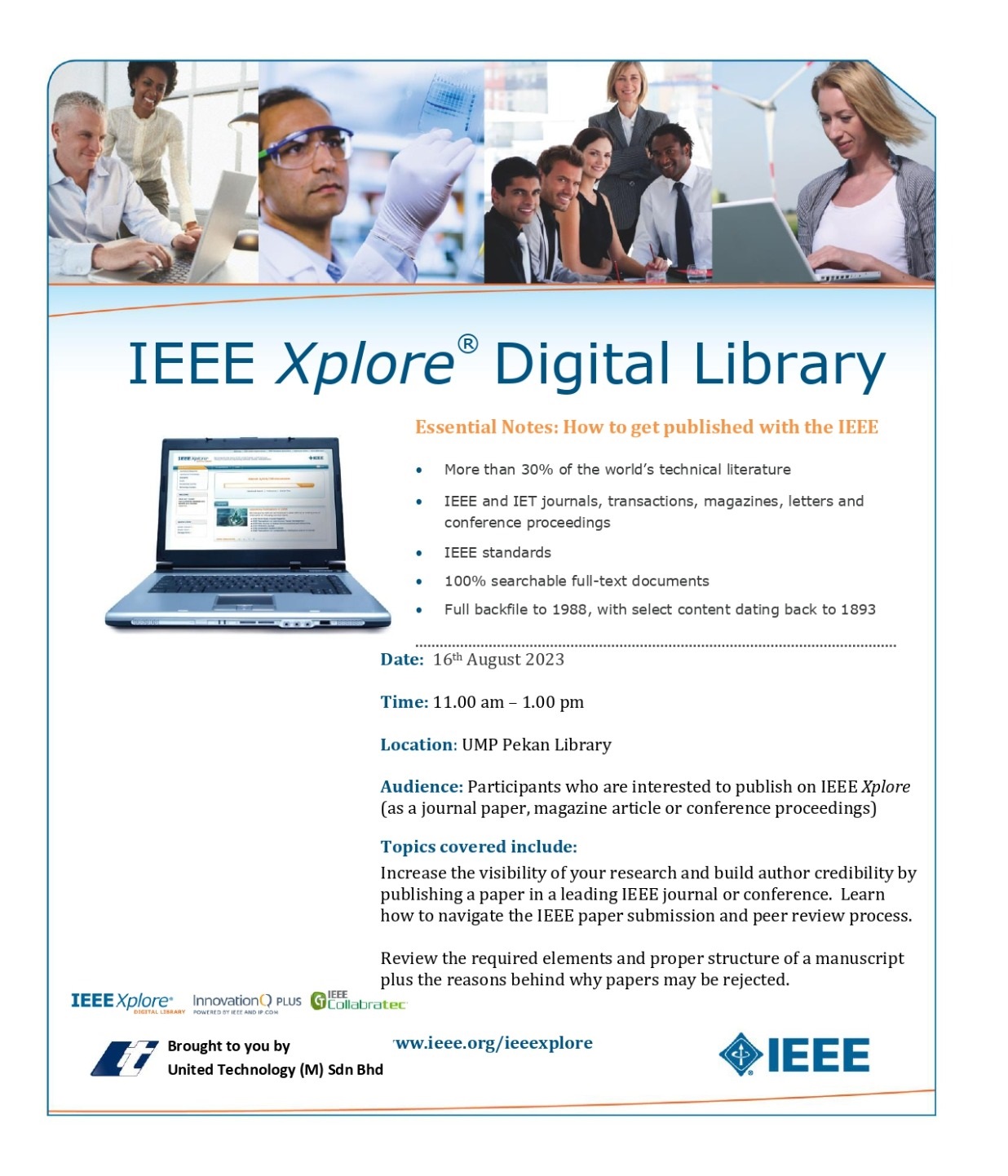 IEEE Authorship Workshop: How To Get Published With The IEEE